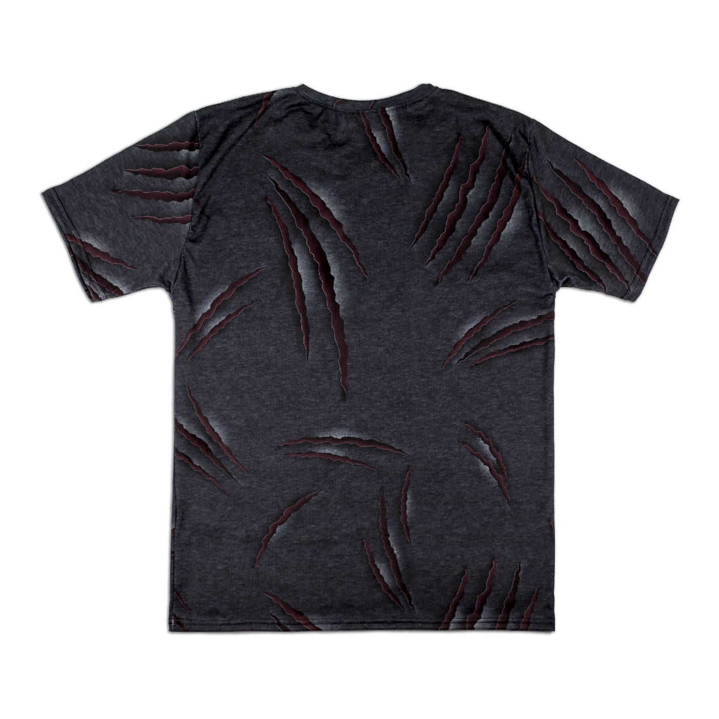 KING TIGER || CLAW RIP TEE IN CHARCOAL